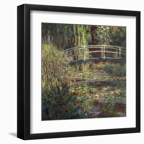 Waterlily Pond: Pink Harmony, 1900-Claude Monet-Framed Art Print