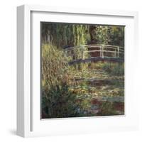 Waterlily Pond: Pink Harmony, 1900-Claude Monet-Framed Art Print