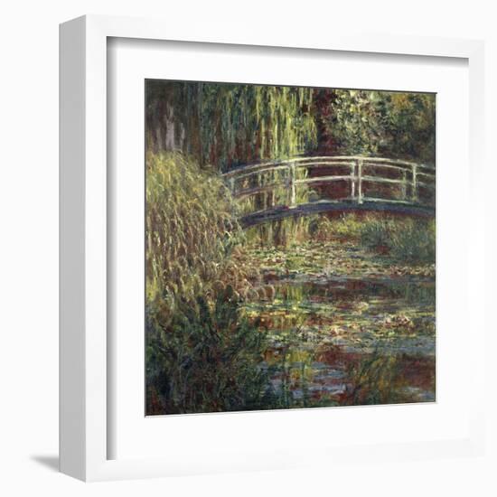 Waterlily Pond: Pink Harmony, 1900-Claude Monet-Framed Art Print