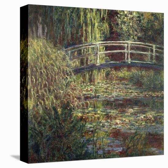 Waterlily Pond: Pink Harmony, 1900-Claude Monet-Stretched Canvas