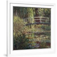 Waterlily Pond: Pink Harmony, 1900-Claude Monet-Framed Art Print