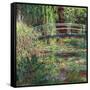 Waterlily Pond, Pink Harmony (Le Bassin Aux Nymphéas, Harmonie Ros)-Claude Monet-Framed Stretched Canvas