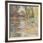 Waterlily Pond: The Bridge-Claude Monet-Framed Giclee Print