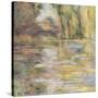 Waterlily Pond: The Bridge-Claude Monet-Stretched Canvas