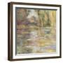 Waterlily Pond: The Bridge-Claude Monet-Framed Giclee Print