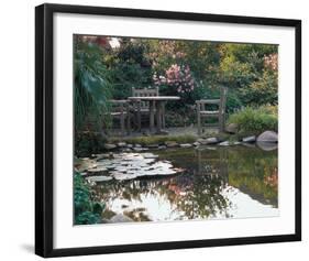 Waterlily Pond-null-Framed Art Print