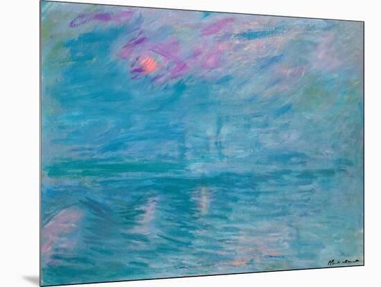 Waterloo Bridge, 1899-1903-Claude Monet-Mounted Giclee Print