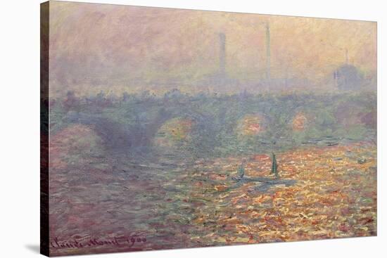 Waterloo Bridge, 1900-Claude Monet-Stretched Canvas