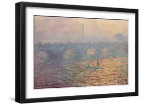 Waterloo Bridge, 1900-Claude Monet-Framed Giclee Print