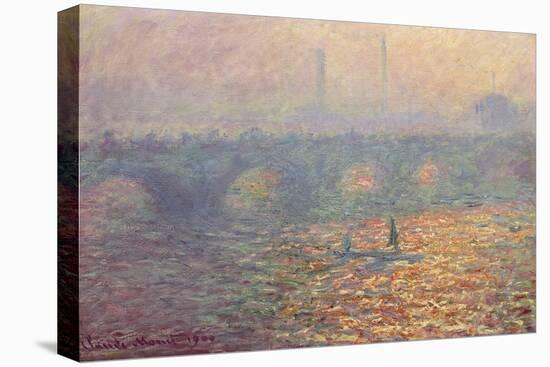 Waterloo Bridge, 1900-Claude Monet-Stretched Canvas