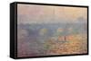 Waterloo Bridge, 1900-Claude Monet-Framed Stretched Canvas