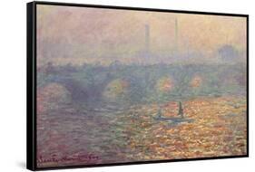 Waterloo Bridge, 1900-Claude Monet-Framed Stretched Canvas