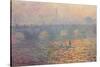 Waterloo Bridge, 1900-Claude Monet-Stretched Canvas