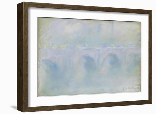 Waterloo Bridge, 1901-Claude Monet-Framed Giclee Print