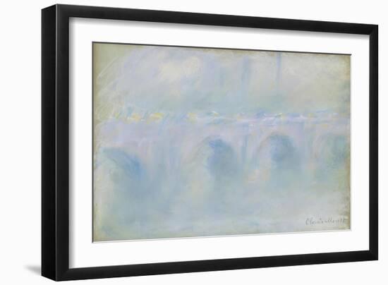 Waterloo Bridge, 1901-Claude Monet-Framed Giclee Print