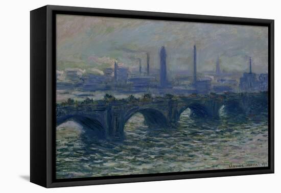 Waterloo Bridge, 1902-Claude Monet-Framed Stretched Canvas