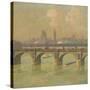 Waterloo Bridge and Hungerford Bridge, 1916-Emile Claus-Stretched Canvas