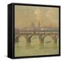 Waterloo Bridge and Hungerford Bridge, 1916-Emile Claus-Framed Stretched Canvas