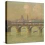 Waterloo Bridge and Hungerford Bridge, 1916-Emile Claus-Stretched Canvas