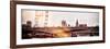 Waterloo Bridge and London Eye - Big Ben and Millennium Wheel - River Thames - City of London - UK-Philippe Hugonnard-Framed Photographic Print