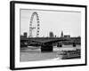 Waterloo Bridge and London Eye - Big Ben and Millennium Wheel - River Thames - City of London - UK-Philippe Hugonnard-Framed Photographic Print