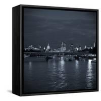 Waterloo Bridge and River Thames, London, England-Jon Arnold-Framed Stretched Canvas