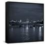 Waterloo Bridge and River Thames, London, England-Jon Arnold-Framed Stretched Canvas