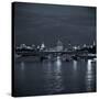 Waterloo Bridge and River Thames, London, England-Jon Arnold-Stretched Canvas