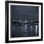 Waterloo Bridge and River Thames, London, England-Jon Arnold-Framed Premium Photographic Print