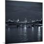 Waterloo Bridge and River Thames, London, England-Jon Arnold-Mounted Premium Photographic Print