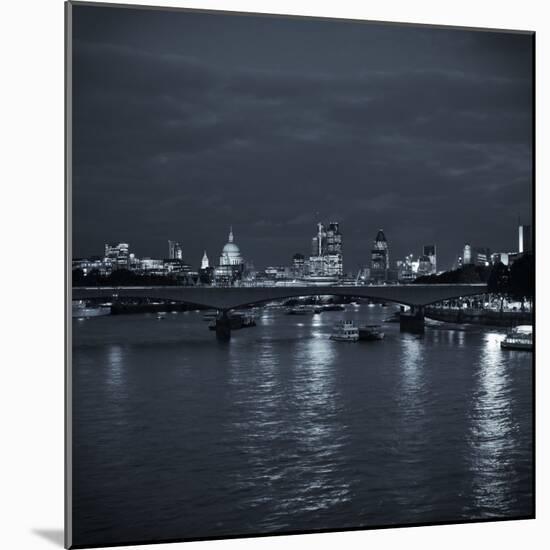 Waterloo Bridge and River Thames, London, England-Jon Arnold-Mounted Photographic Print