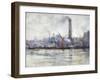 Waterloo Bridge and St Paul's from the Embankment, C1875-1934-Emily Murray Paterson-Framed Giclee Print