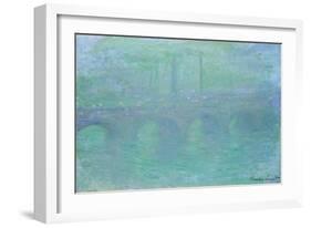 Waterloo Bridge at Dusk, 1904-Claude Monet-Framed Giclee Print