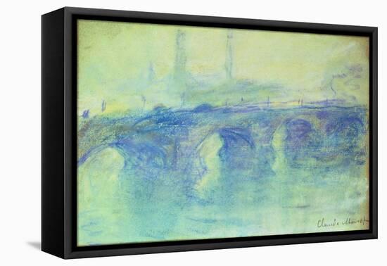 Waterloo Bridge, C.1899-Claude Monet-Framed Stretched Canvas