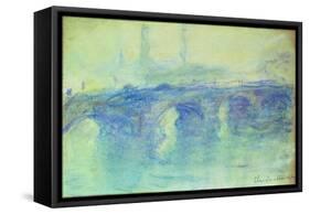 Waterloo Bridge, C.1899-Claude Monet-Framed Stretched Canvas