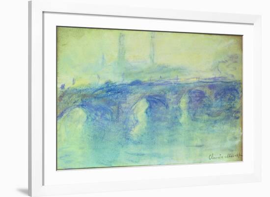 Waterloo Bridge, C.1899-Claude Monet-Framed Giclee Print