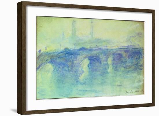 Waterloo Bridge, C.1899-Claude Monet-Framed Giclee Print