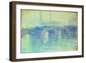 Waterloo Bridge, C.1899-Claude Monet-Framed Giclee Print