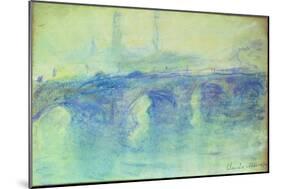 Waterloo Bridge, C.1899-Claude Monet-Mounted Giclee Print