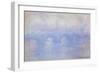 Waterloo Bridge: Effect of Mist, 1903-Claude Monet-Framed Giclee Print