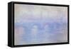 Waterloo Bridge: Effect of Mist, 1903-Claude Monet-Framed Stretched Canvas