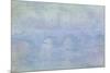 Waterloo Bridge: Effect of the Mist, 1903-Claude Monet-Mounted Giclee Print