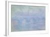 Waterloo Bridge: Effect of the Mist, 1903-Claude Monet-Framed Giclee Print