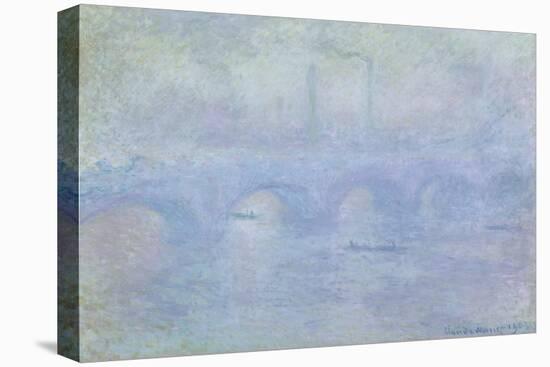 Waterloo Bridge: Effect of the Mist, 1903-Claude Monet-Stretched Canvas