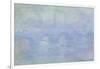 Waterloo Bridge: Effect of the Mist, 1903-Claude Monet-Framed Giclee Print