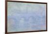 Waterloo Bridge: Effect of the Mist, 1903-Claude Monet-Framed Giclee Print