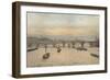 'Waterloo Bridge From Charing Cross Railway Bridge', 1888 (1926)-John Crowther-Framed Giclee Print