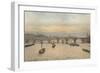 'Waterloo Bridge From Charing Cross Railway Bridge', 1888 (1926)-John Crowther-Framed Giclee Print