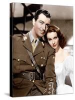 WATERLOO BRIDGE, from left: Robert Taylor, Vivien Leigh, 1940-null-Stretched Canvas