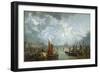 Waterloo Bridge from the River Thames-John Macvicar Anderson-Framed Giclee Print